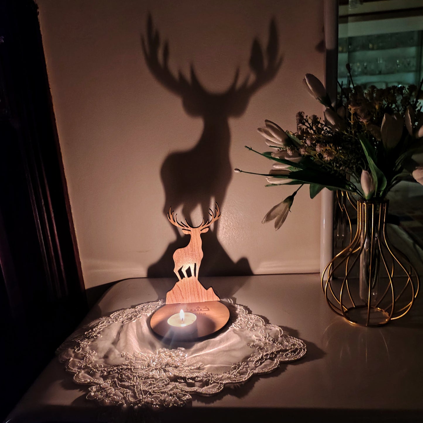 The Majestic Deer on Mountain Peak