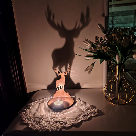 The Majestic Deer on Mountain Peak