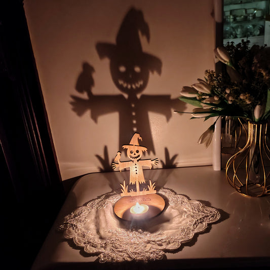 The Spooky Scarecrow Silhouette