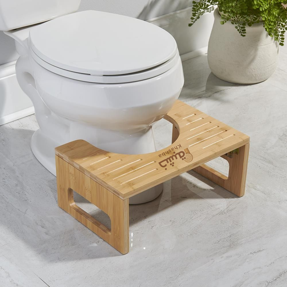 Premium Wooden Toilet Stool